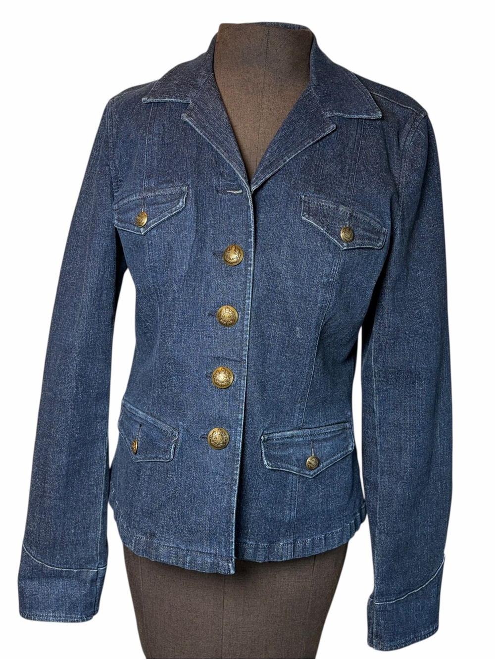 Lauren Jeans Co Ralph Lauren Denim Blazer Jacket Women’s Large